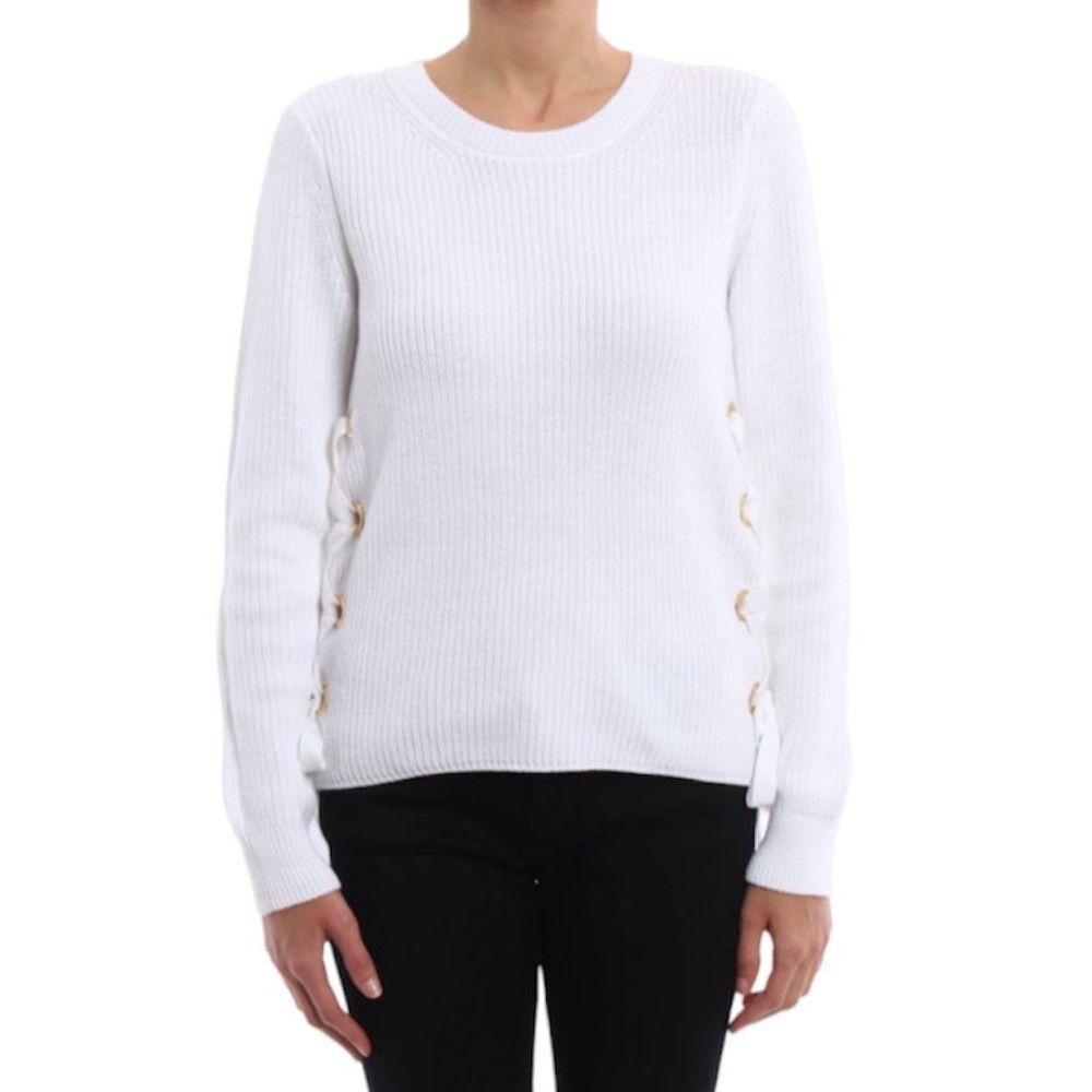 MK Knit Side Tie Sweater